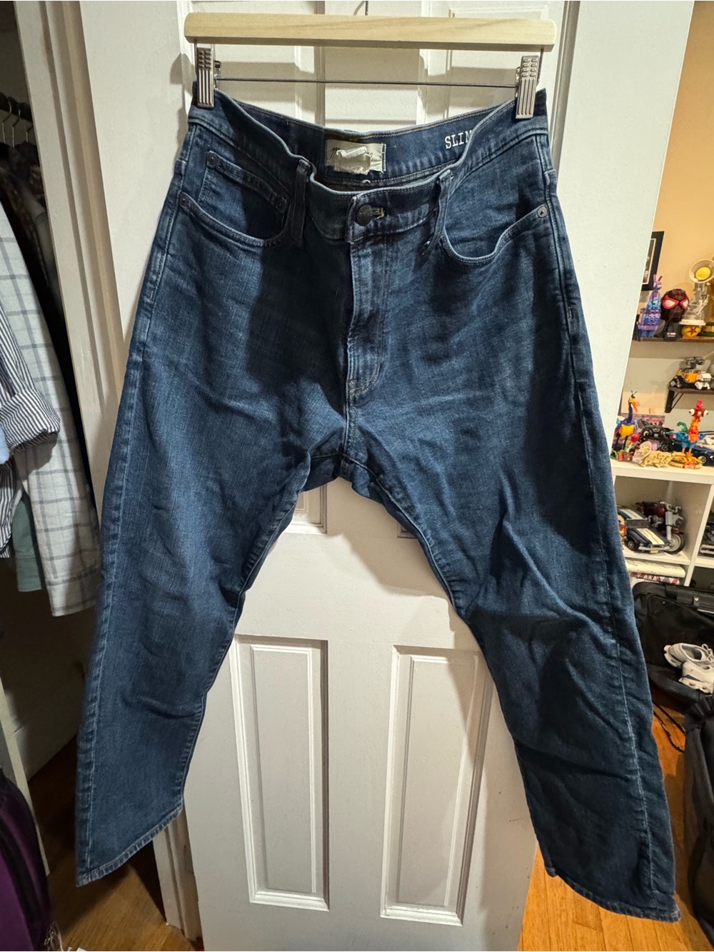 Madewell Men's Slim Dark Wash Blue Jeans